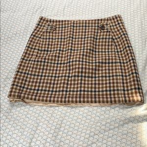 Plaid skirt